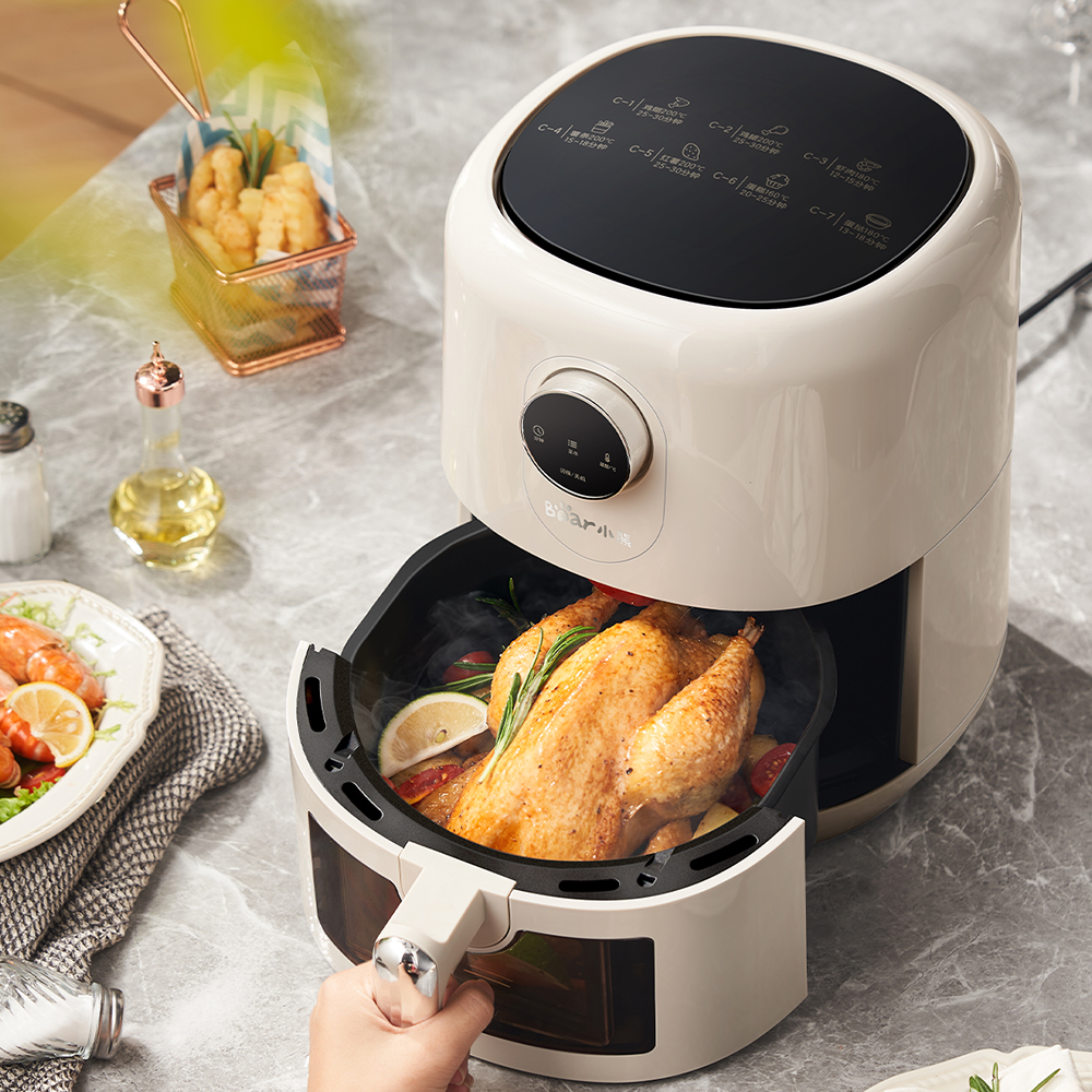 Air Fryer 3,5 L com Janela Transparente