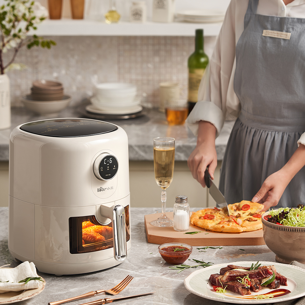 Air Fryer 3,5 L com Janela Transparente