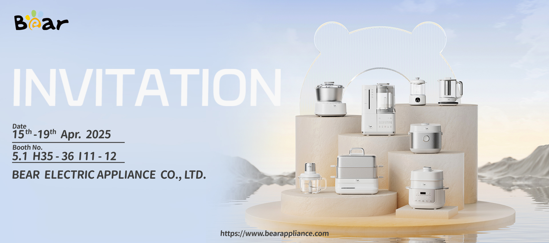 Bear Aparelho elétrico convida você para a Feira Cantão de 2025!